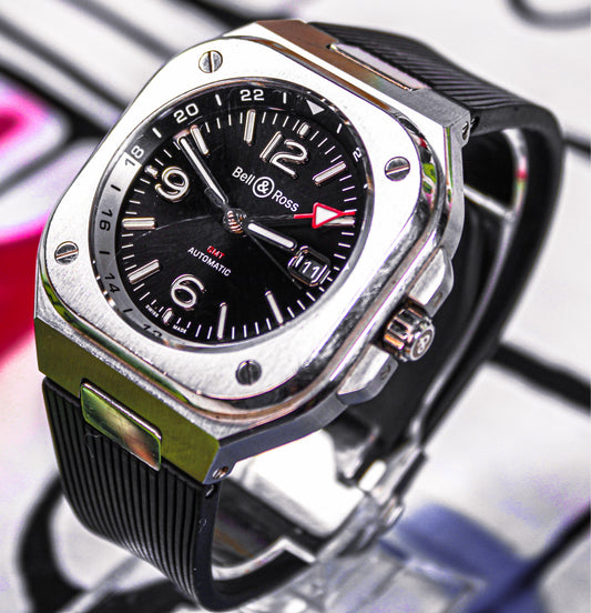 Bell & Ross BR05-GMT BR05G-BL-ST/STB