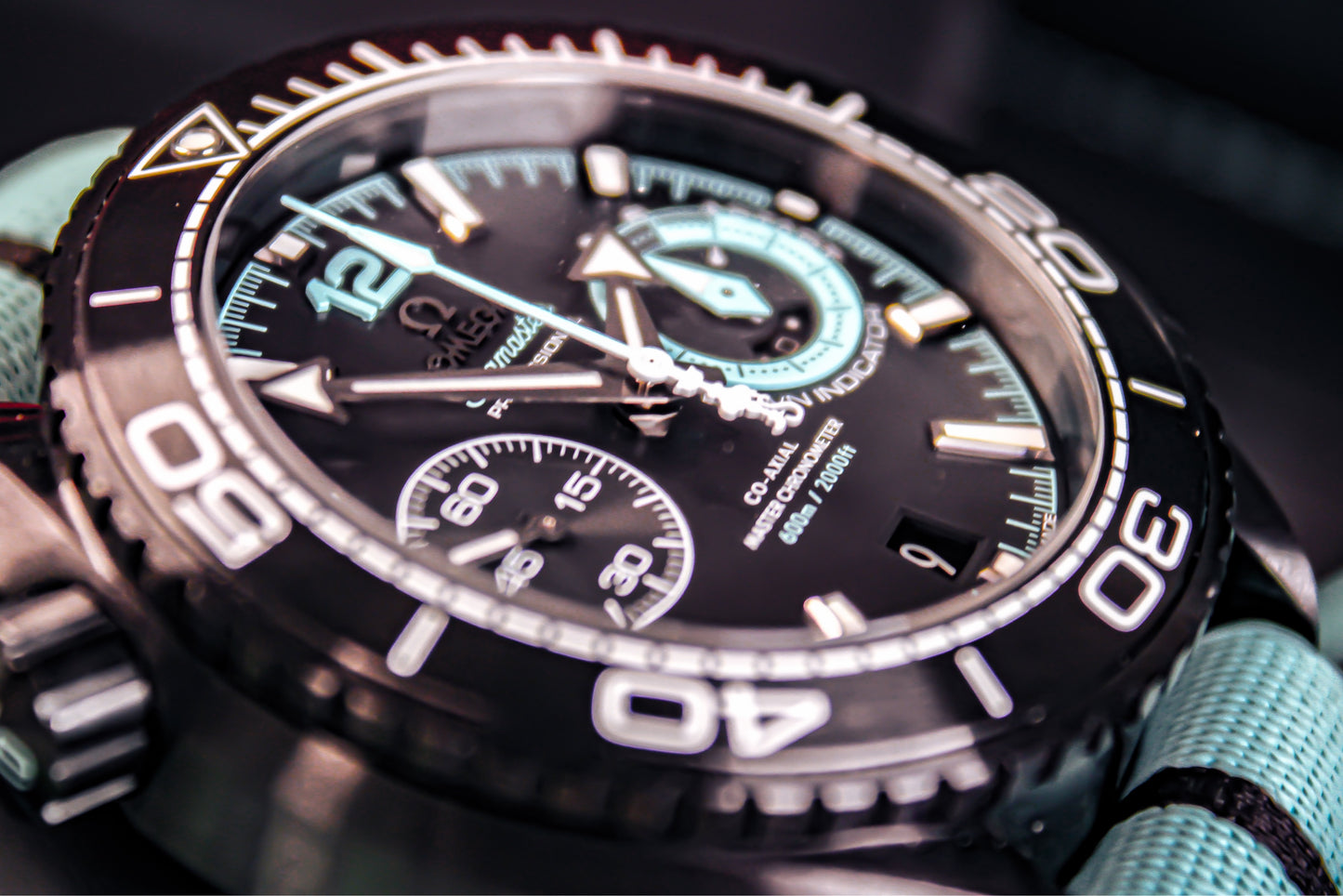 Omega Seamaster Planet Ocean Chronograph Entz Deep Black 215.92.46.51.01.003