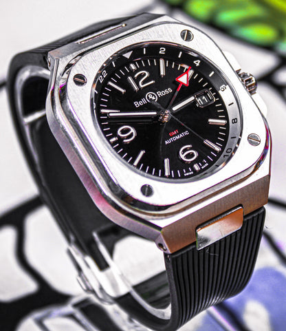 Bell & Ross BR05-GMT BR05G-BL-ST/STB